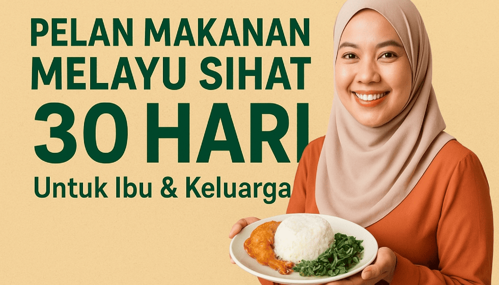 Pelan Makanan Melayu Sihat 30 Hari Untuk Ibu & Keluarga